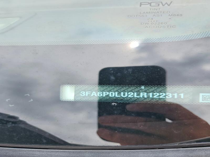 Aukcja sprzedaży 2020 Ford Fusion, vin: 3FA6P0LU2LR122311, numer aukcji: 60968946