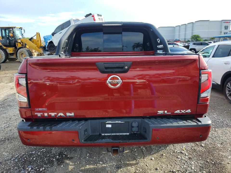 59308376 :رقم المزاد ، 1N6AA1ED6MN501256 vin ، 2021 Nissan Titan مزاد بيع