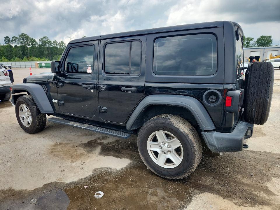 60616846 :رقم المزاد ، 1C4HJXDGXJW145593 vin ، 2018 Jeep Wrangler Unlimited مزاد بيع