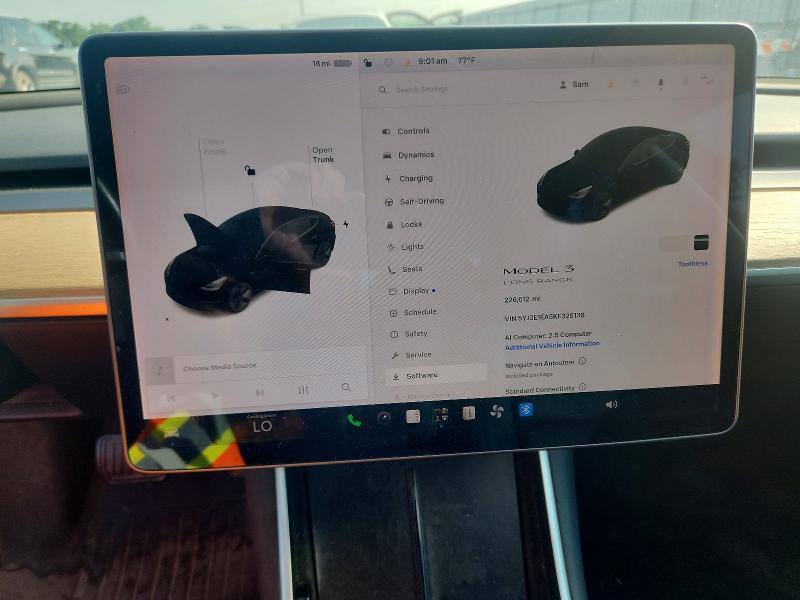 Продажа на аукционе авто 2019 Tesla Model 3, vin: 5YJ3E1EA5KF325138, номер лота: 60294256