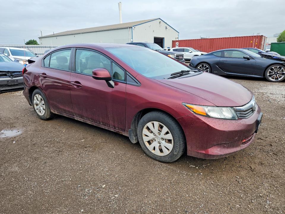 Продаж на аукціоні авто 2012 Honda Civic, vin: 2HGFB2F42CH026255, номер лоту: 62633986