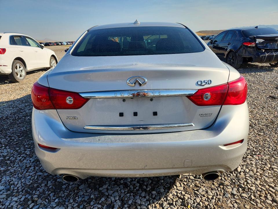 2014 Infiniti Q50 მანქანა იყიდება აუქციონზე, vin: JN1BV7AR1EM705165, აუქციონის ნომერი: 63385296