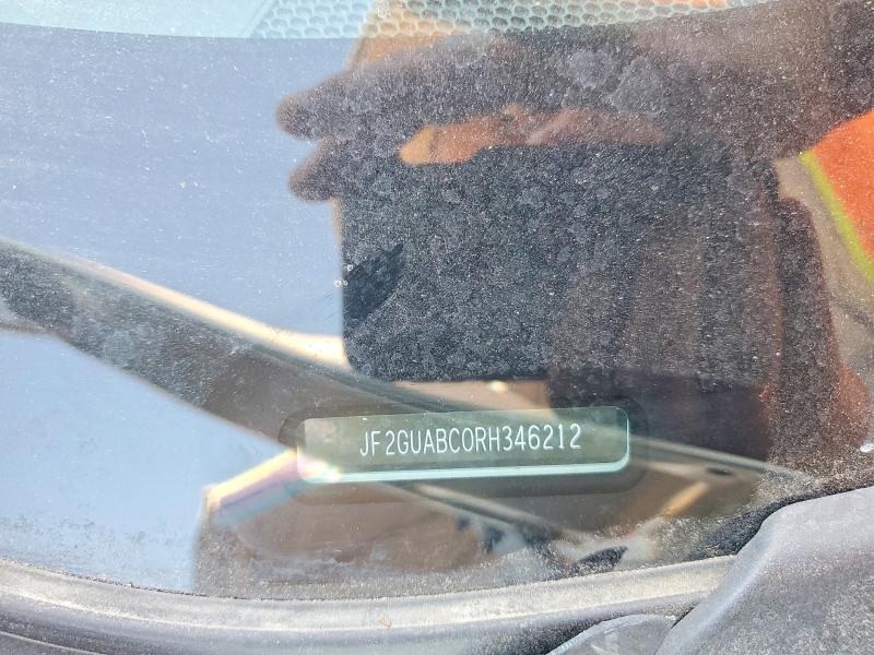 2024 Subaru Crosstrek მანქანა იყიდება აუქციონზე, vin: JF2GUABC0RH346212, აუქციონის ნომერი: 60894706