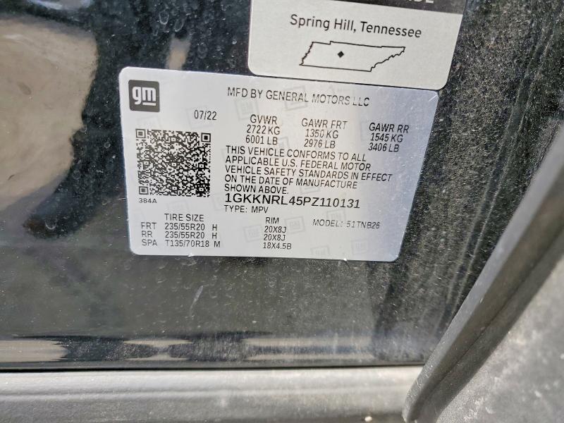 Продаж на аукціоні авто 2023 Gmc Acadia, vin: 1GKKNRL45PZ110131, номер лоту: 63215226