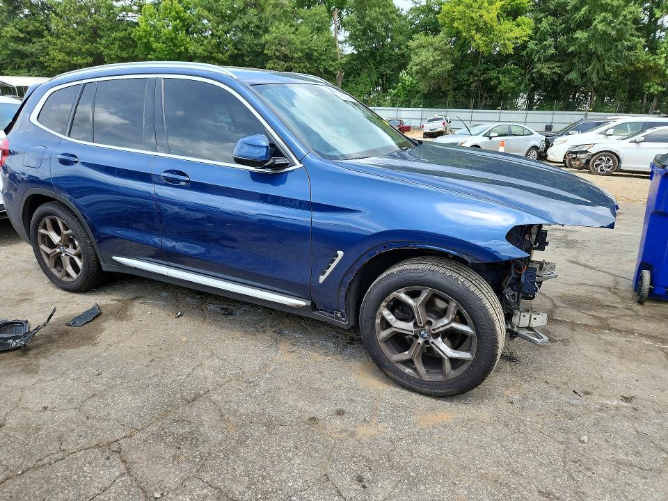2021 Bmw X3 მანქანა იყიდება აუქციონზე, vin: 5UXTY3C0XM9E39485, აუქციონის ნომერი: 61962636