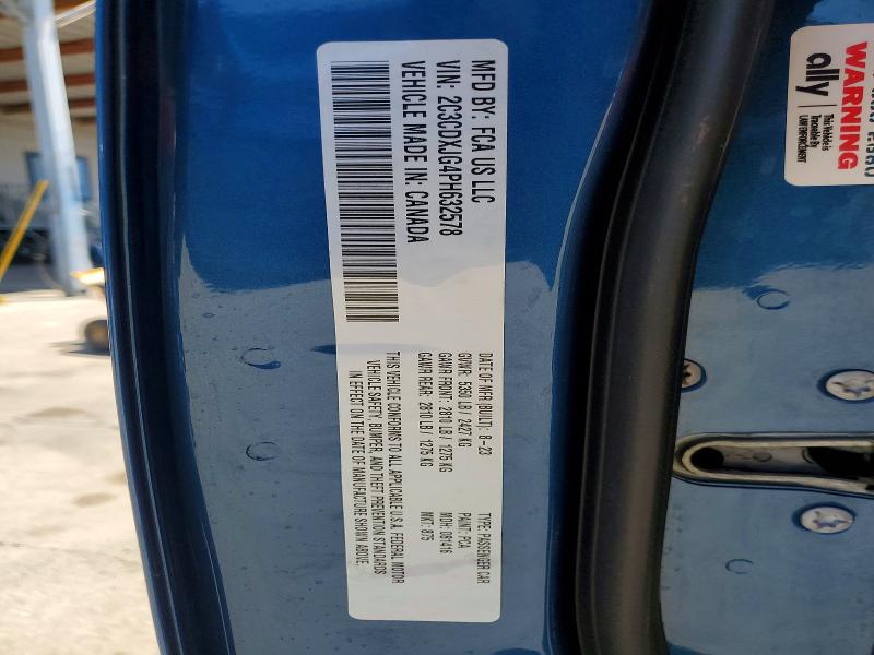 62135616 :رقم المزاد ، 2C3CDXJG4PH632578 vin ، 2023 Dodge Charger مزاد بيع