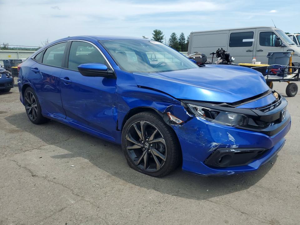 Продаж на аукціоні авто 2019 Honda Civic, vin: 2HGFC2F8XKH543625, номер лоту: 61177966