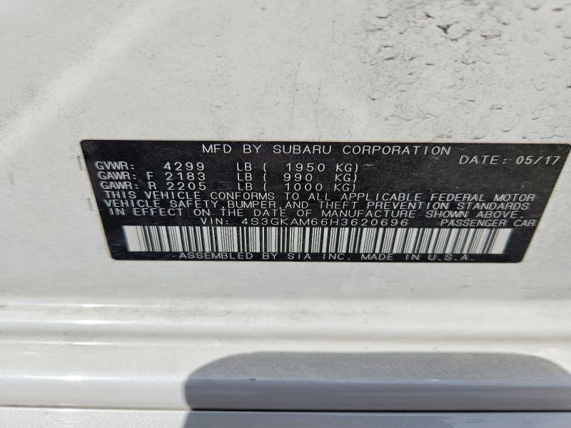 Продажа на аукционе авто 2017 Subaru Impreza, vin: 4S3GKAM66H3620696, номер лота: 61956606