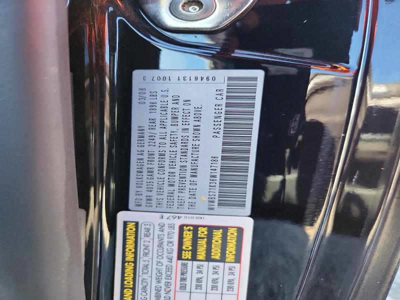 61785816 :رقم المزاد ، WVWBS71K36W147186 vin ، 2006 Volkswagen Rabbit مزاد بيع