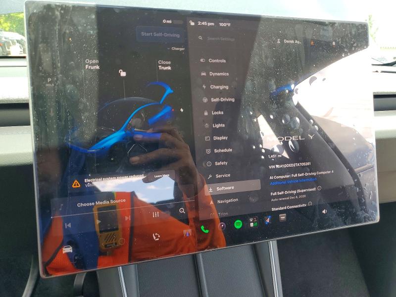 Продаж на аукціоні авто 2026 Tesla Model Y, vin: 7SAYGDED2TA705261, номер лоту: 62681656
