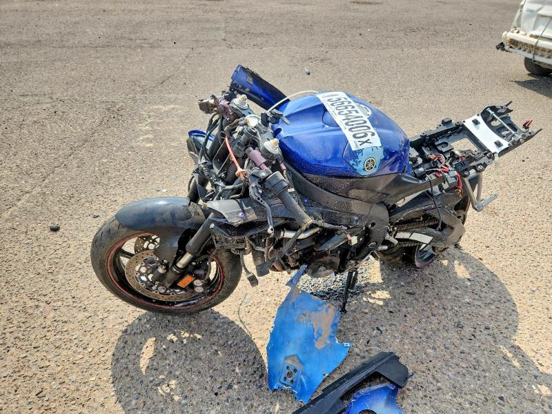 56654006 :رقم المزاد ، JYARJ12E16A008920 vin ، 2006 Yamaha Yzfr6 مزاد بيع