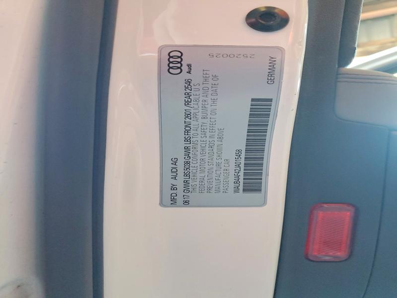 Продажа на аукционе авто 2018 Audi S4, vin: WAUB4AF42JA015458, номер лота: 60991706