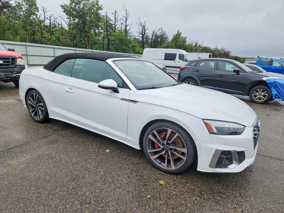 2024 Audi S5 მანქანა იყიდება აუქციონზე, vin: WAUW4GF5XRN000515, აუქციონის ნომერი: 62020946