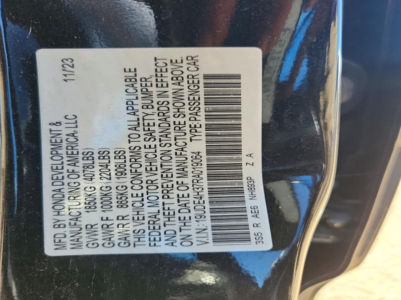 Aukcja sprzedaży 2024 Acura Integra, vin: 19UDE4H37RA019064, numer aukcji: 59806846