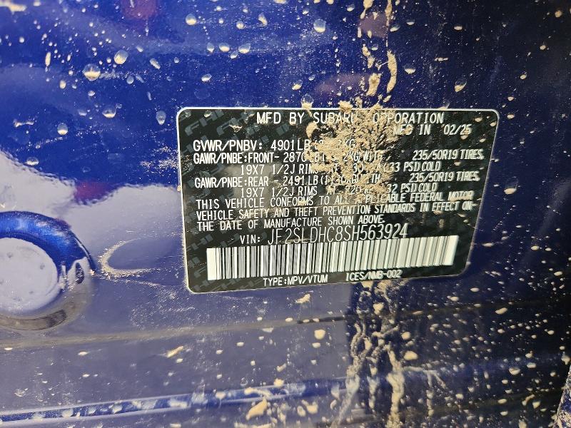 Продажа на аукционе авто 2025 Subaru Forester, vin: JF2SLDHC8SH563924, номер лота: 61538016