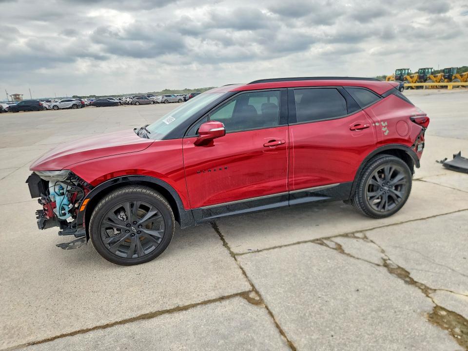 61489906 :رقم المزاد ، 3GNKBERS7MS522019 vin ، 2021 Chevrolet Blazer مزاد بيع