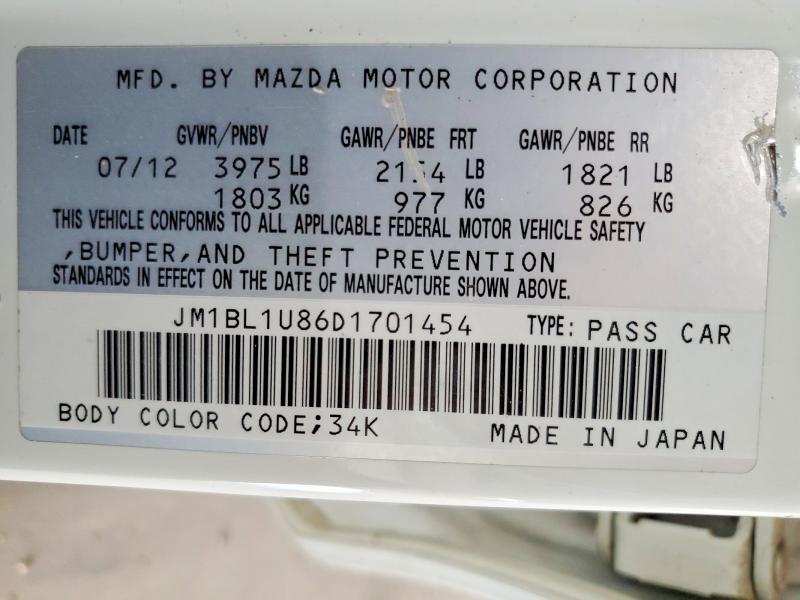 Продажа на аукционе авто 2013 Mazda 3, vin: JM1BL1U86D1701454, номер лота: 62238336