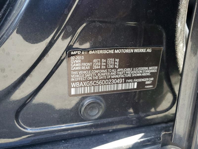59883976 :رقم المزاد ، WBAXG5C56DD230491 vin ، 2013 Bmw 528 مزاد بيع
