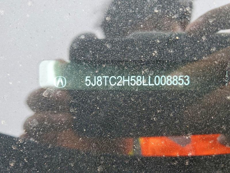 61194676 :رقم المزاد ، 5J8TC2H58LL008853 vin ، 2020 Acura Rdx مزاد بيع
