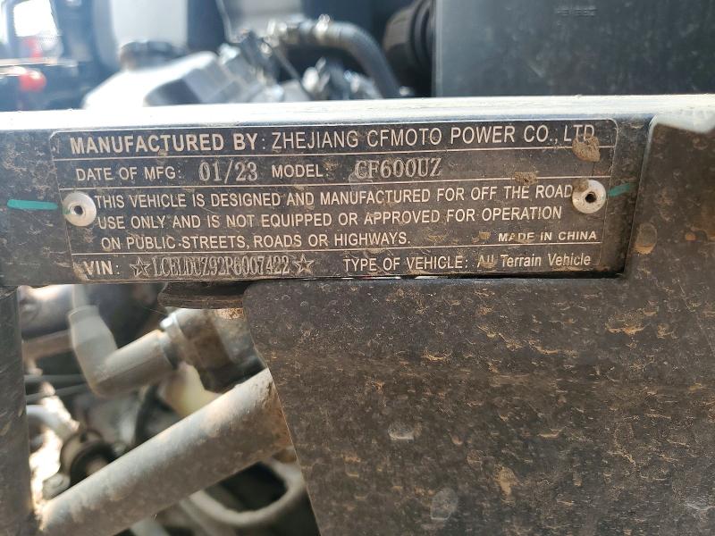 Продажа на аукционе авто 2023 Cfmoto Uforce, vin: LCELDUZ92P6007422, номер лота: 60364836