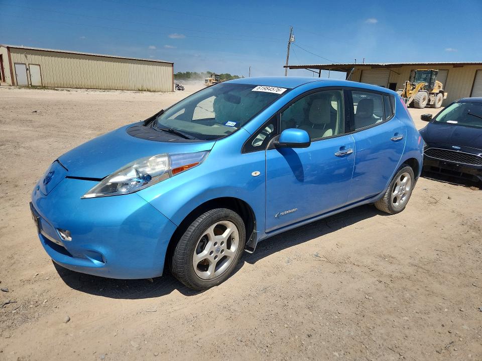 61984576 :رقم المزاد ، JN1AZ0CP8CT021607 vin ، 2012 Nissan Leaf مزاد بيع