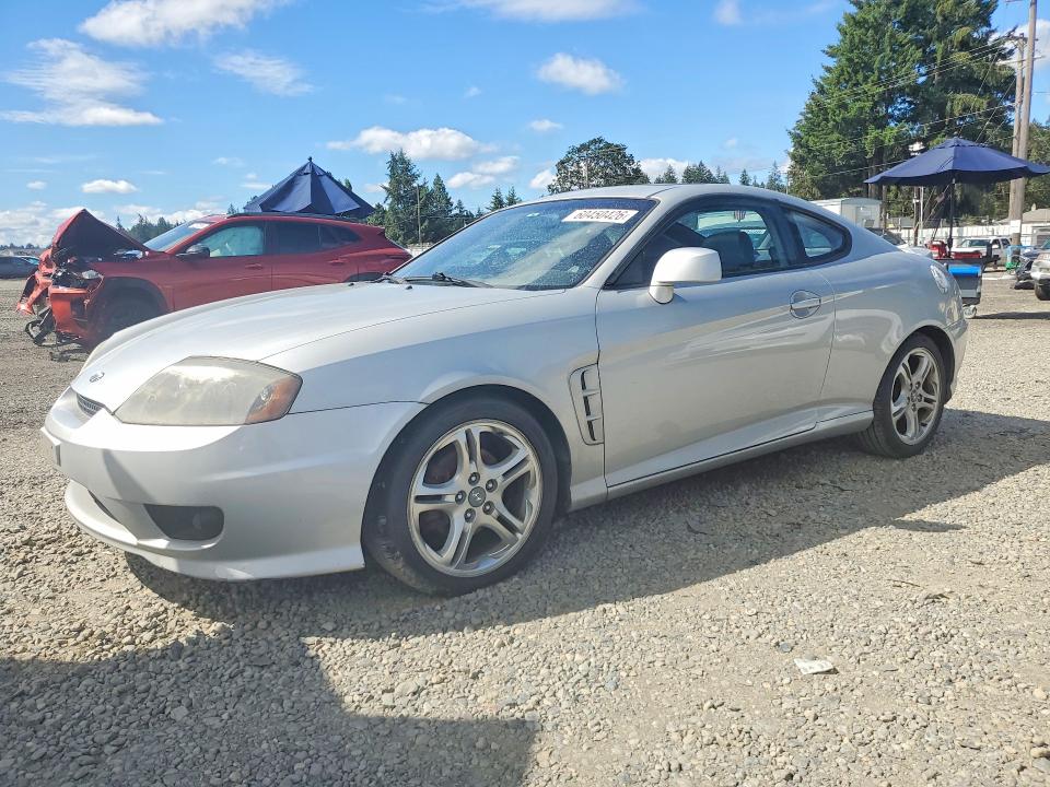 2005 Hyundai Tiburon მანქანა იყიდება აუქციონზე, vin: KMHHN65F65U181007, აუქციონის ნომერი: 60450426