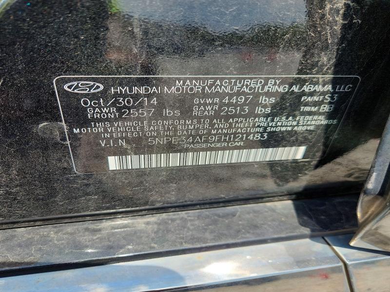 Aukcja sprzedaży 2015 Hyundai Sonata, vin: 5NPE34AF9FH121483, numer aukcji: 60571156