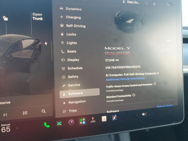 2024 Tesla Model Y მანქანა იყიდება აუქციონზე, vin: 7SAYGDEF0RA310375, აუქციონის ნომერი: 62206306
