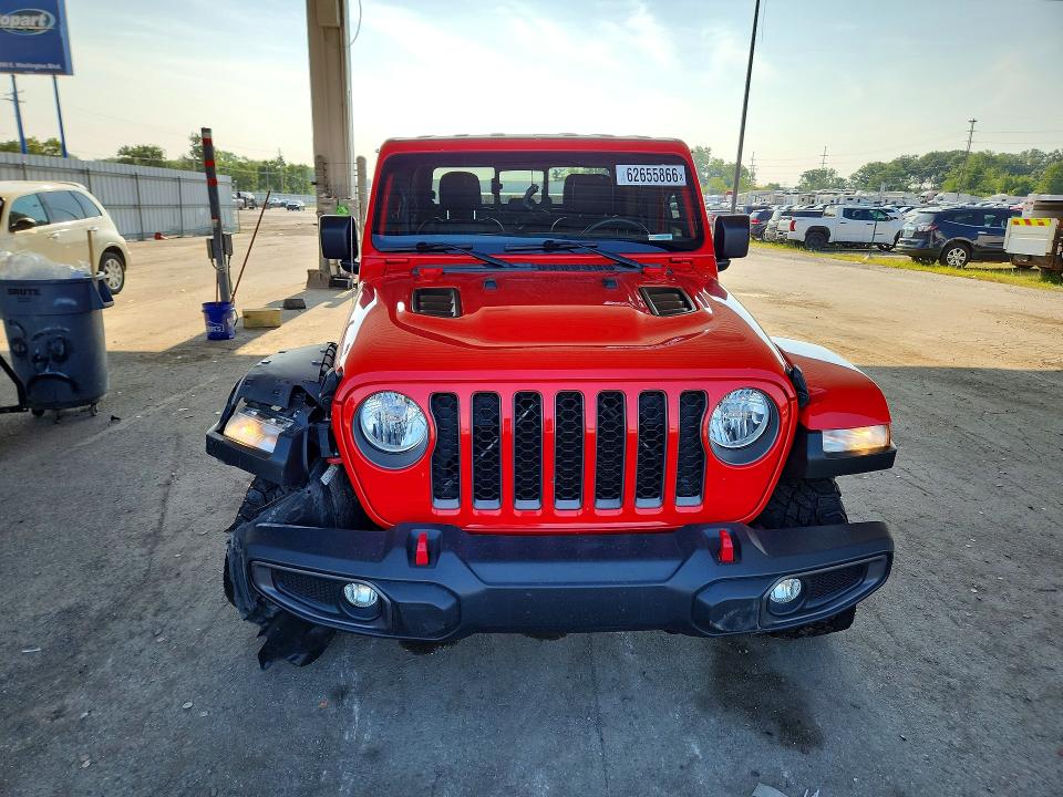 62655866 :رقم المزاد ، 1C6JJTBG0ML518683 vin ، 2021 Jeep Gladiator مزاد بيع