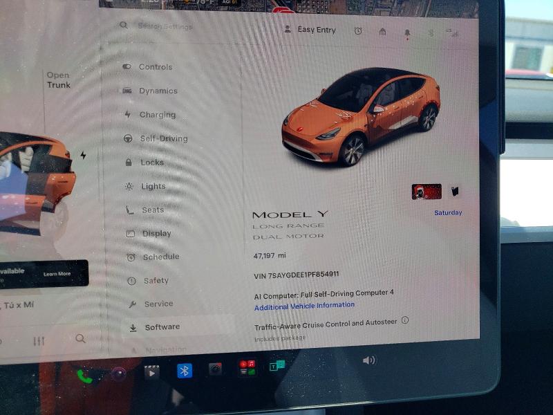Продаж на аукціоні авто 2023 Tesla Model Y, vin: 7SAYGDEE1PF854911, номер лоту: 59734006