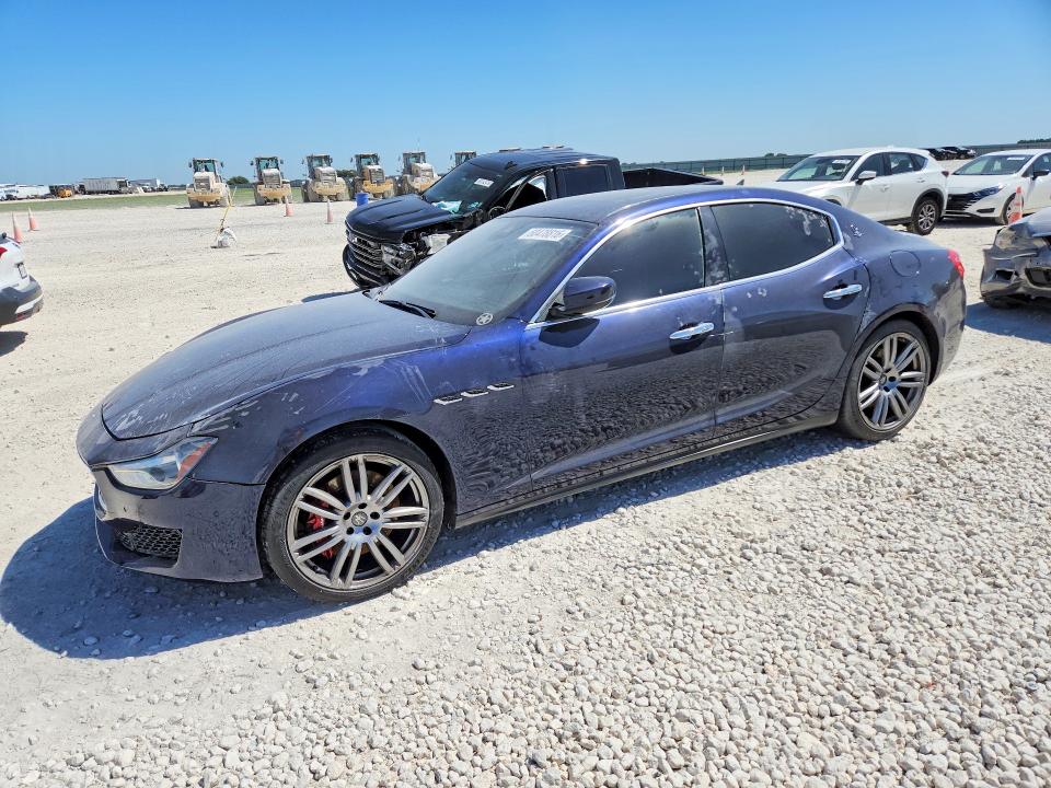 2017 Maserati Ghibli მანქანა იყიდება აუქციონზე, vin: ZAM57RSA9H1226650, აუქციონის ნომერი: 60478816