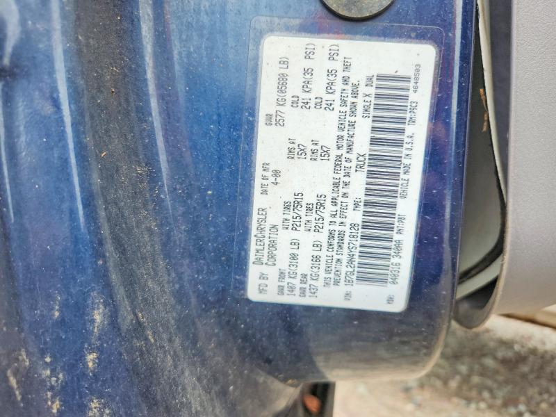 Продаж на аукціоні авто 2000 Dodge Dakota, vin: 1B7GL2AN4YS718128, номер лоту: 59374846