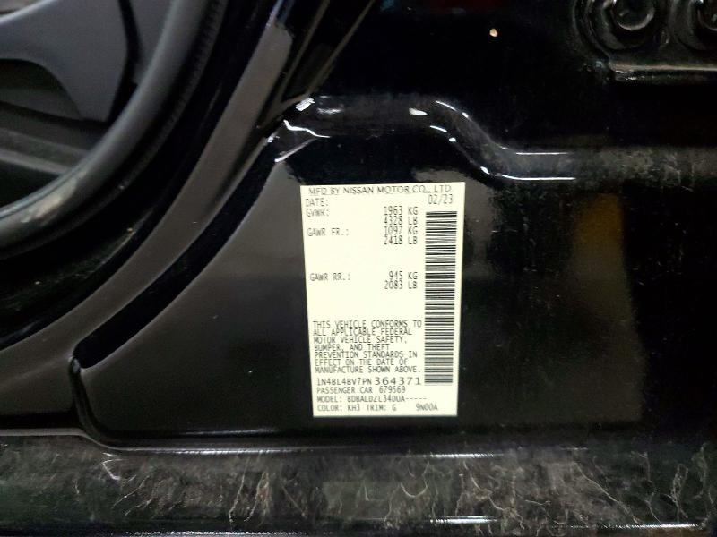 Продаж на аукціоні авто 2023 Nissan Altima, vin: 1N4BL4BV7PN364371, номер лоту: 59300516