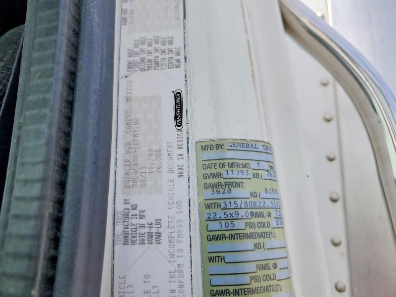 69062856 :رقم المزاد ، 3ALACWDU9EDFM9102 vin ، 2014 Freightliner M2 مزاد بيع