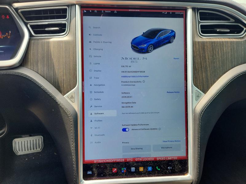 Продажа на аукционе авто 2013 Tesla Model S, vin: 5YJSA1CN5DFP19528, номер лота: 61963016