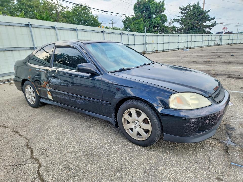 2000 Honda Civic მანქანა იყიდება აუქციონზე, vin: 1HGEJ8247YL120438, აუქციონის ნომერი: 61672296