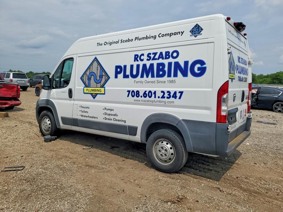 60441396 :رقم المزاد ، 3C6TRVCG2JE112727 vin ، 2018 Ram Promaster 2500 مزاد بيع