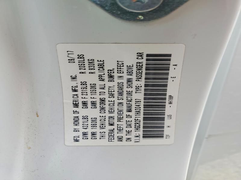 Продаж на аукціоні авто 2017 Honda Accord, vin: 1HGCR2F11HA304797, номер лоту: 61882036