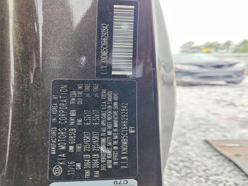 Aukcja sprzedaży 2017 Kia Sedona, vin: KNDMB5C16H6292842, numer aukcji: 62432566