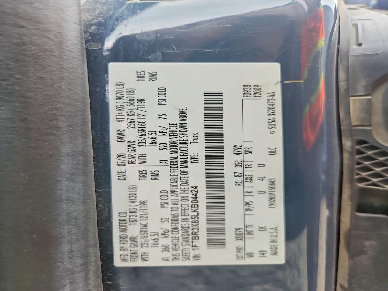 Aukcja sprzedaży 2020 Ford Transit, vin: 1FTBR3X85LKB04424, numer aukcji: 61497936
