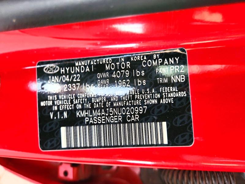 Auction sale of the 2022 Hyundai Elantra, vin: KMHLM4AJ5NU020997, lot number: 59719056