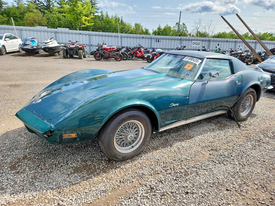 1973 Chevrolet Corvette მანქანა იყიდება აუქციონზე, vin: 1Z37J3S401539, აუქციონის ნომერი: 61890426
