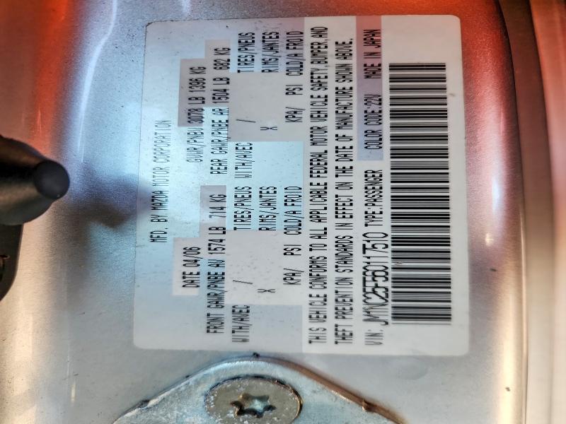 Auction sale of the 2006 Mazda Mx-5 Miata, vin: JM1NC25F560117510, lot number: 62754596