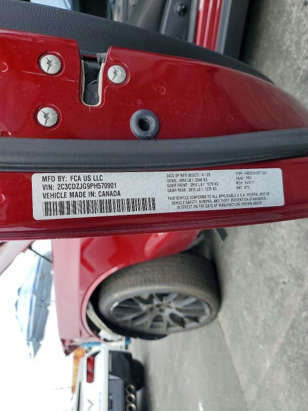 Aukcja sprzedaży 2023 Dodge Challenger, vin: 2C3CDZJG9PH570901, numer aukcji: 61966906