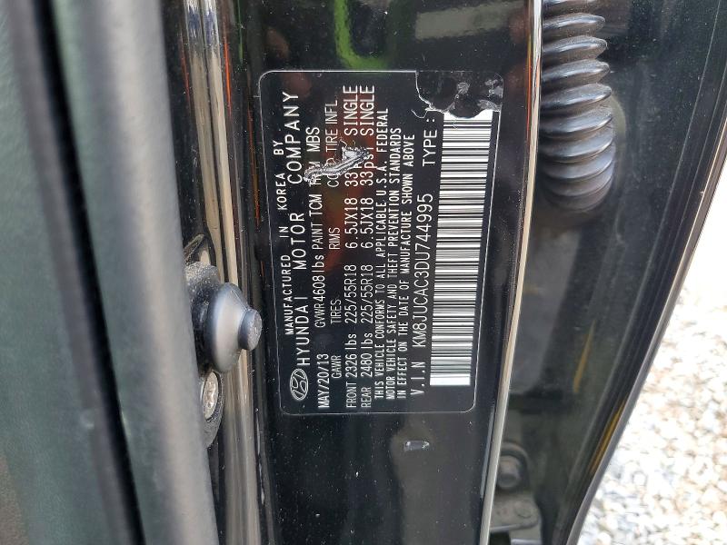 Продаж на аукціоні авто 2013 Hyundai Tucson, vin: KM8JUCAC3DU744995, номер лоту: 62400936