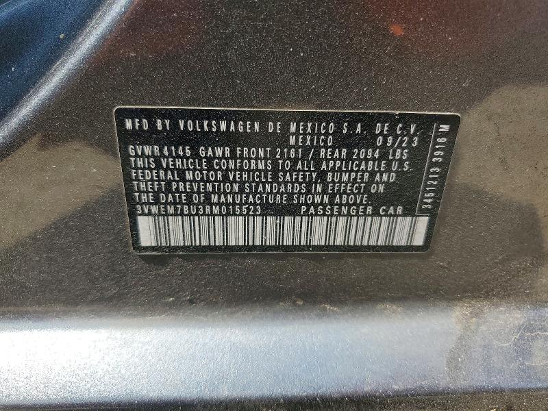 60866296 :رقم المزاد ، 3VWEM7BU3RM015523 vin ، 2024 Volkswagen Jetta مزاد بيع
