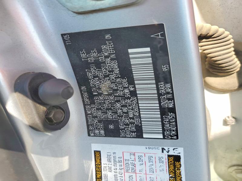 Aukcja sprzedaży 2006 Toyota 4runner, vin: JTEBT14R360059630, numer aukcji: 62350846