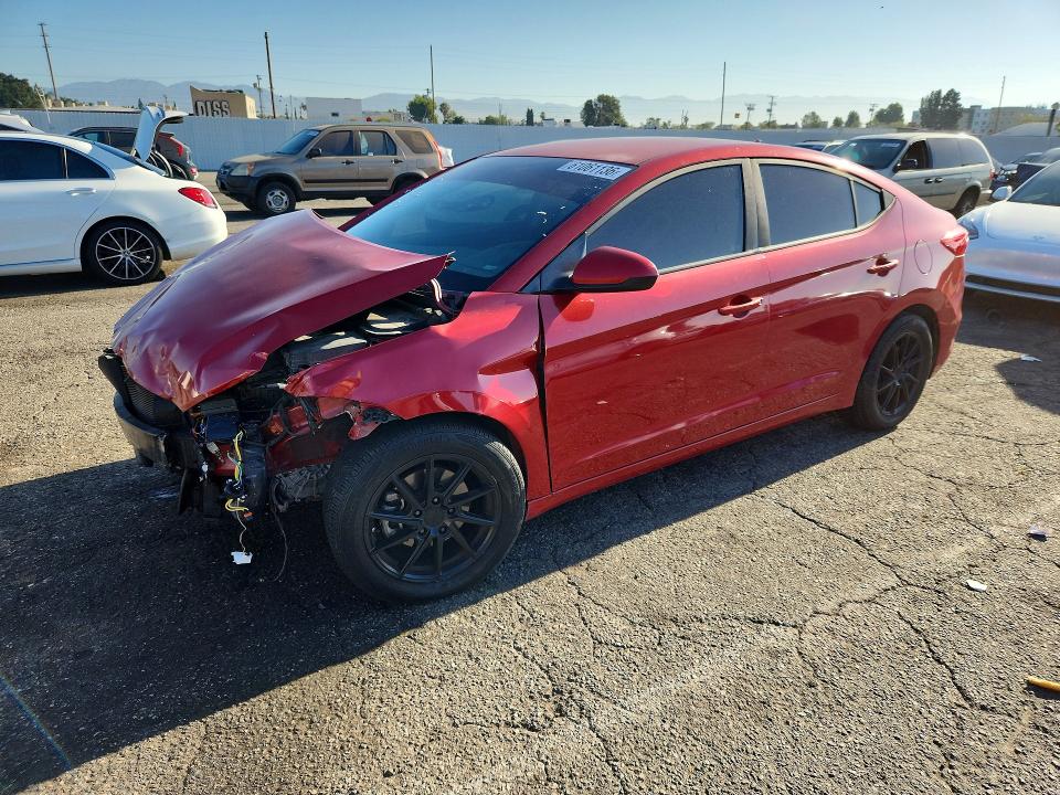 61061136 :رقم المزاد ، 5NPD84LF3JH306700 vin ، 2018 Hyundai Elantra مزاد بيع