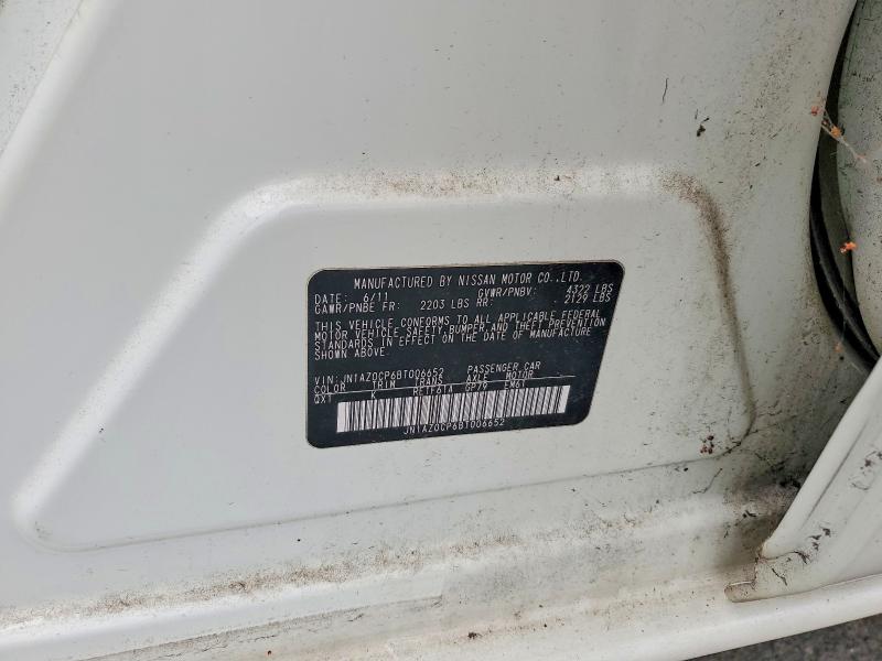Aukcja sprzedaży 2011 Nissan Leaf, vin: JN1AZ0CP6BT006652, numer aukcji: 57896276