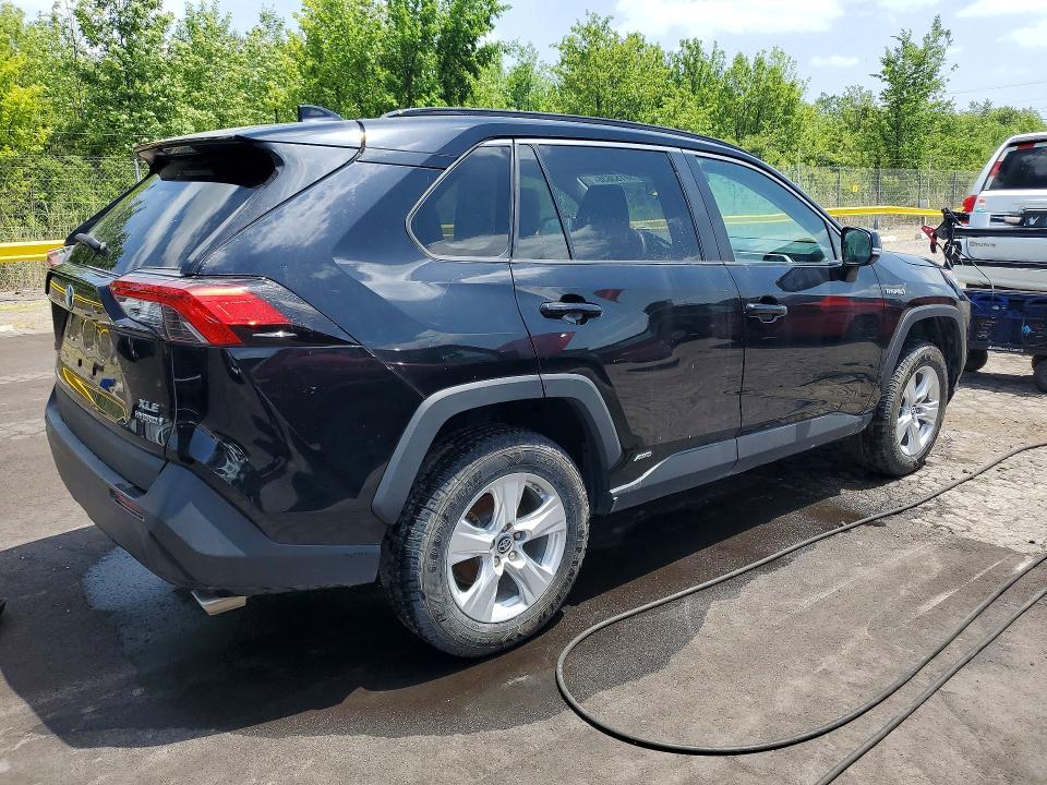 59153636 :رقم المزاد ، 2T3RWRFV7KW034884 vin ، 2019 Toyota Rav4 Hybrid مزاد بيع